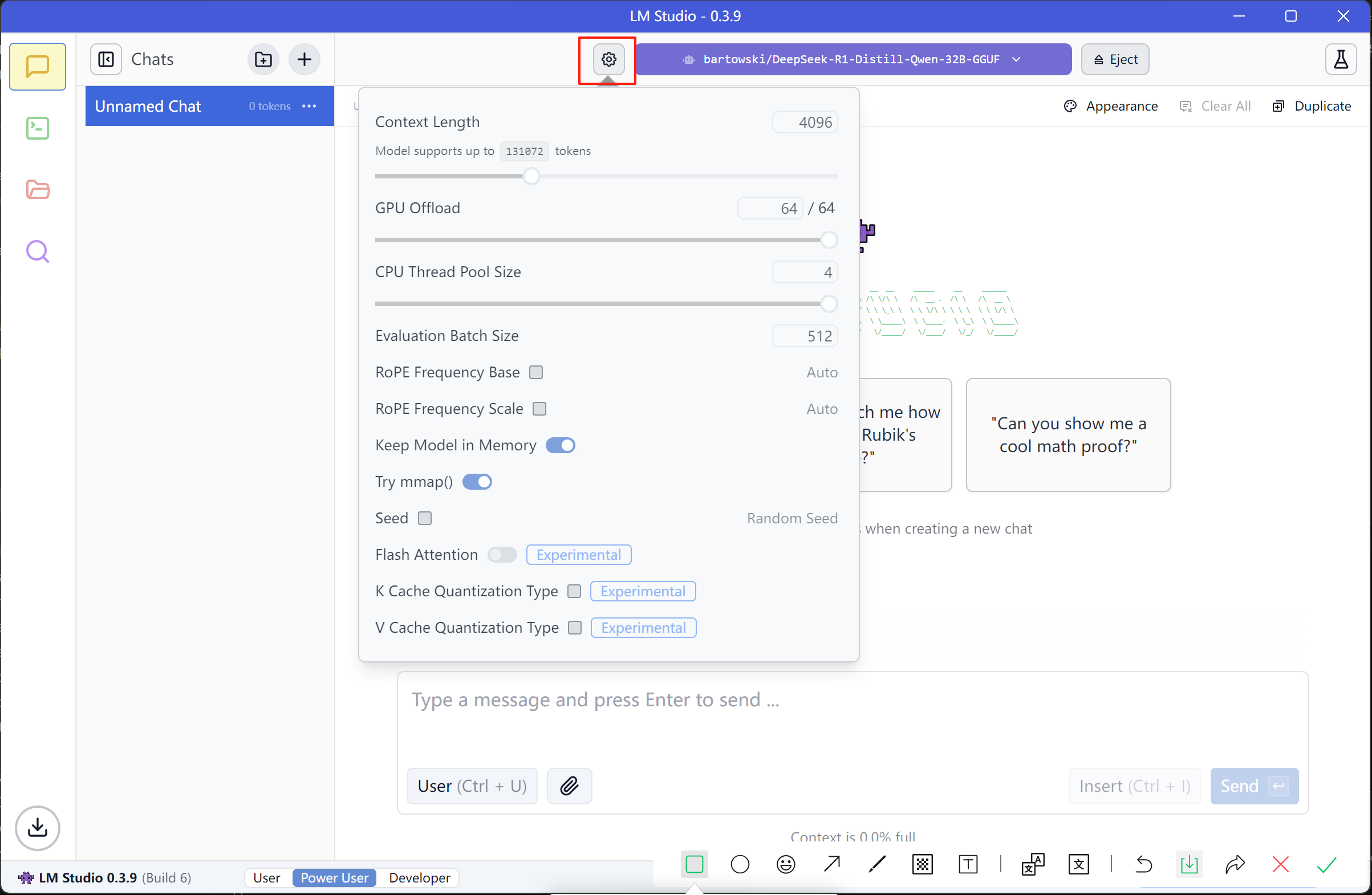LM Studio 模型设置